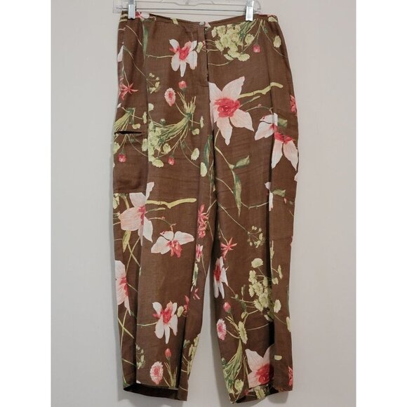 Cali Cali Small linen button down 3/4 sleeves and Pants - Picture 7 of 12